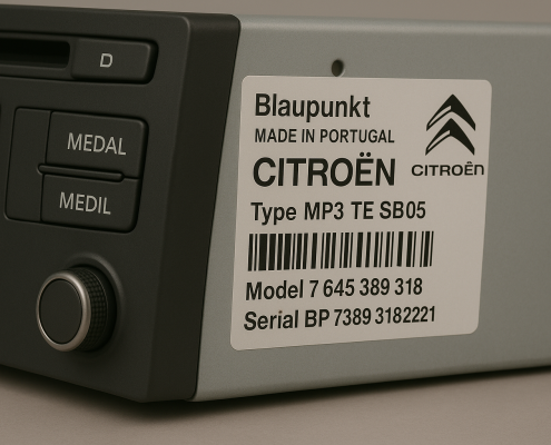 Citroen Radio Code