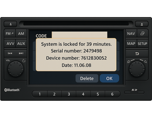 Nissan Radio Code